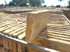 Ladrillo de barro antiguo.