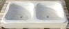 Fregadero de mármol 2 senos 1,04 x 56 cm