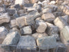 Adoquines de basalto antiguos.