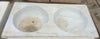 Fregadero mármol 2 senos de 1,08 x 59 cm