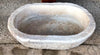 Lavabo antiguo de mármol ovalado 63 x 42 cm