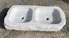 Fregadero mármol 2 senos 97 x 48,5 cm