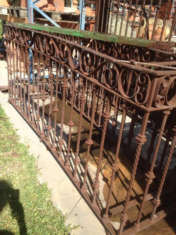 Balcones de hierro recuperados