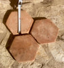 Losa de barro hexagonal