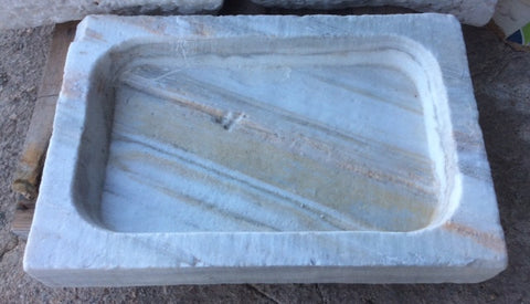 Lavabo de mármol 75 x 52 cm