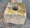 Pilón de piedra arenisca cuadrado 54 cm x 54 cm.