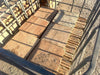 Suelo de barro antiguo 37 x 37 x 2,5-3 cm.