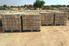 Ladrillo de barro antiguo.