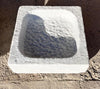 Lavabo de mármol antiguo.