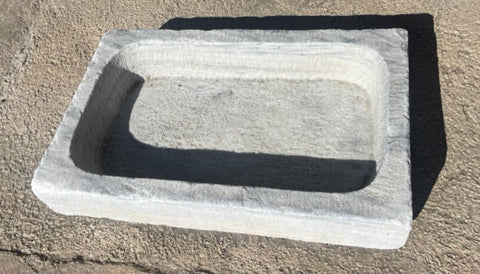 Lavabo de mármol 80 x 50,5 cm