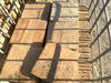 Suelo de barro antiguo 37 x 37 x 2,5-3 cm.