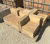 Suelo de barro antiguo 33-34 x 33-34 x 2 cm.