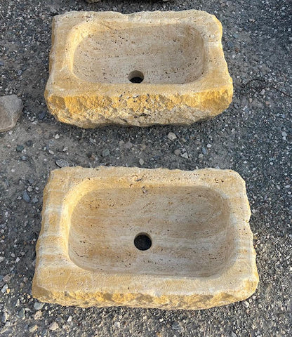 Pilas piedra travertino