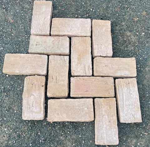 Ladrillo de barro 25 x 12 x 3 cm