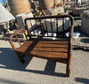Banco de madera reciclado.