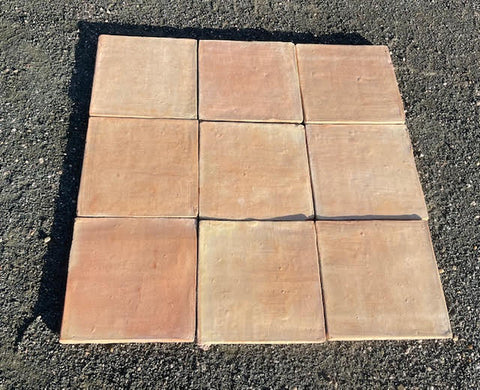 Suelo de barro artesanal 30 x 30 x 2 cm