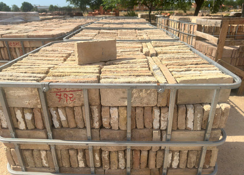 Ladrillo de barro antiguo 24-15 x 12-13