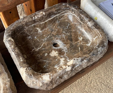 Lavabos de mármol emperador oscuro