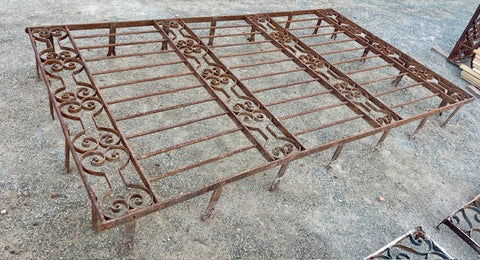 Reja de hierro antigua 2,52 x 1,46