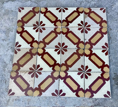 Baldosa hidráulica antigua