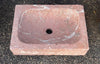Lavabo mármol rojo.