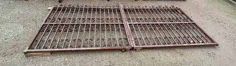 Cancela de hierro de 3,50 metros ancho