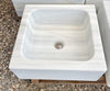 Lavabo de mármol 40 x 40 cm.