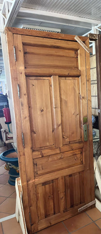 Puertas interior madera pino tea
