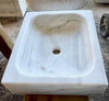Lavabo de mármol 46 x 40 cm.