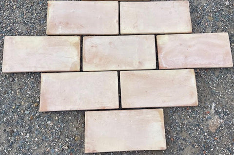 Suelo de barro artesanal 20 x 40 x 2 cm
