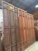 Contraventanas de madera recuperadas.