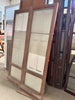 Puertas cristaleras con contraventanas.
