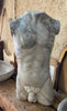 Busto masculino de mármol de Carrara Calacatta.