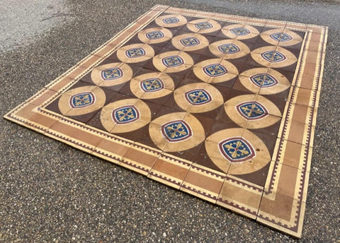 Alfombra baldosa hidráulica 2,40 x 2 metros