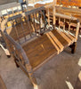 Banco de madera reciclado.