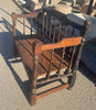 Banco de madera reciclado.