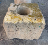 Pilón de piedra arenisca cuadrado 54 cm x 54 cm.