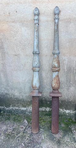 Arranques de escalera de hierro