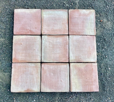 Suelo de barro artesanal 25 x 25 x 2 cm