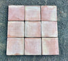 Suelos de barro artesanal 25 x 25 x 2 cm.