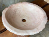 Lavabo de mármol rosa portugues.