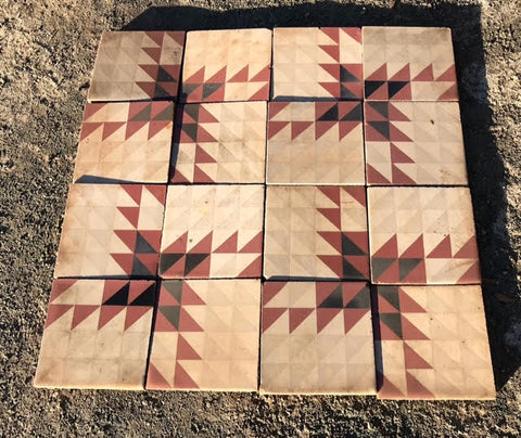 Baldosa hidraulica antigua