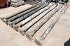 Columnas de hierro de fundición antiguas.