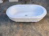 Lavabo ovalado de mármol 70 X 40 cm.