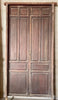 Puerta antigua interior de dos hojas.