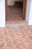 Ladrillo de barro 25 x 6 x 3 cm.