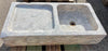 Antiguo fregadero de marmol.
