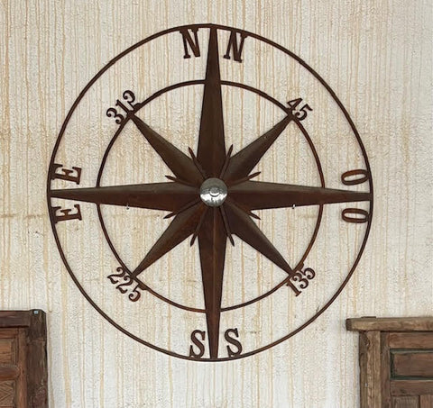 Rosa de los vientos de hierro
