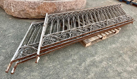 Barandilla hierro inclinada