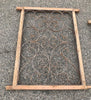 Reja fija marco de madera.